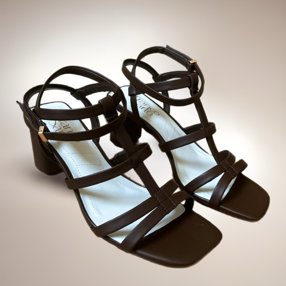 Franco Sarto Laina Sandal - Size 6.5M - Color Brown - NEW